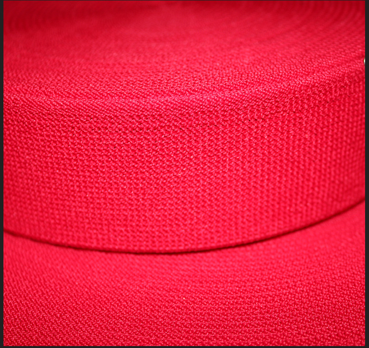 25mm红色永久阻燃带芳纶织带防暴服防火包边布条1寸耐磨扁带促销
