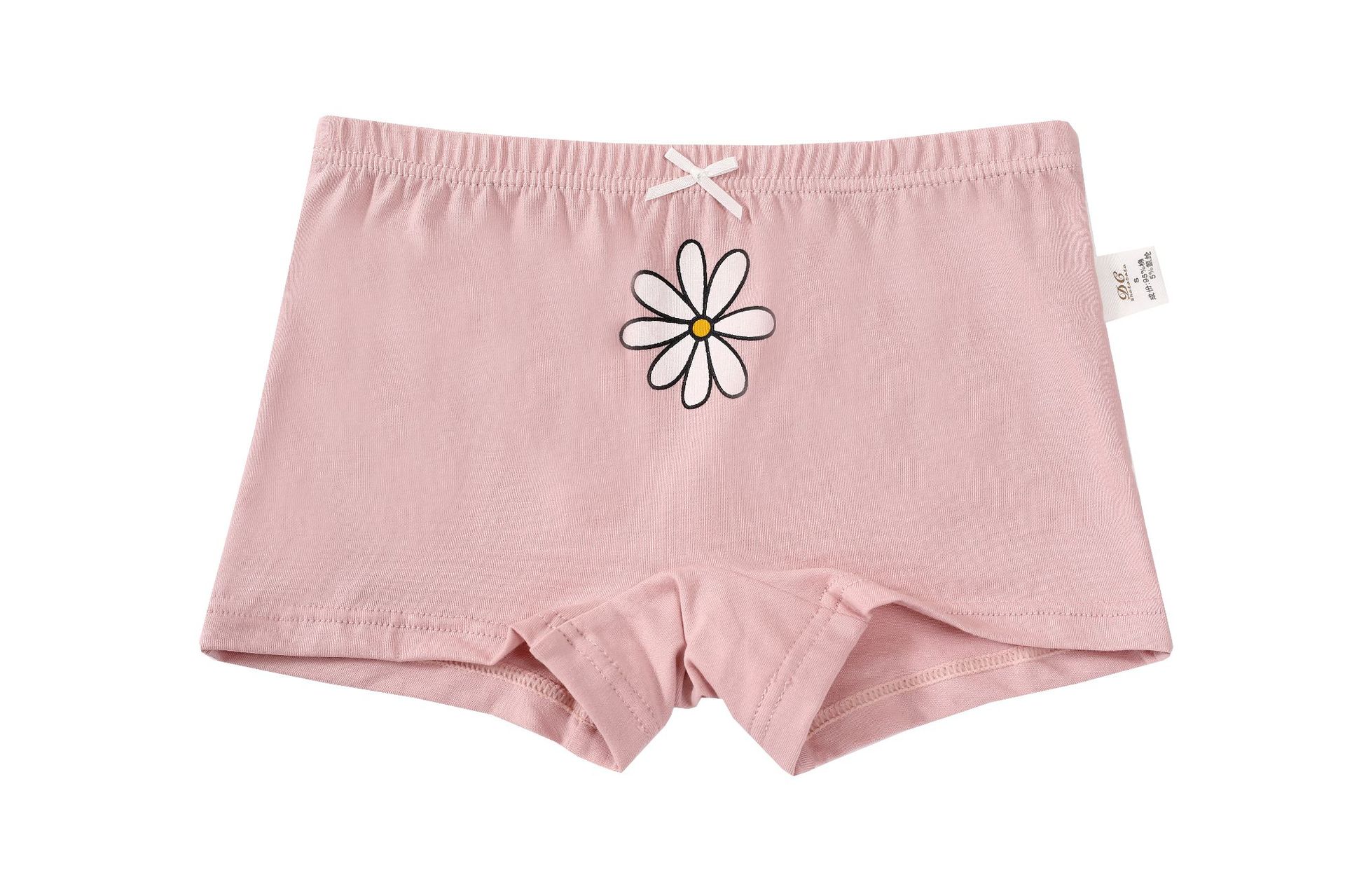 新款儿童内裤女童短裤纯棉女孩平角裤小童中大童内裤支持一件代发