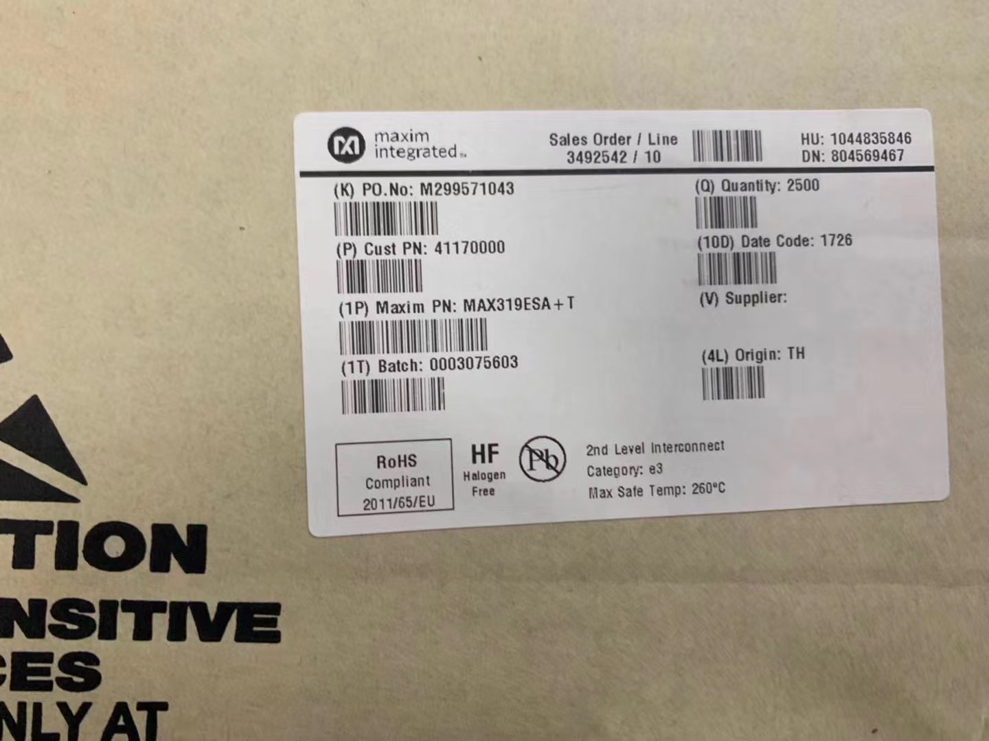 ds1307zn t&r maxim(美信) 实时时钟芯片 全新原装现货