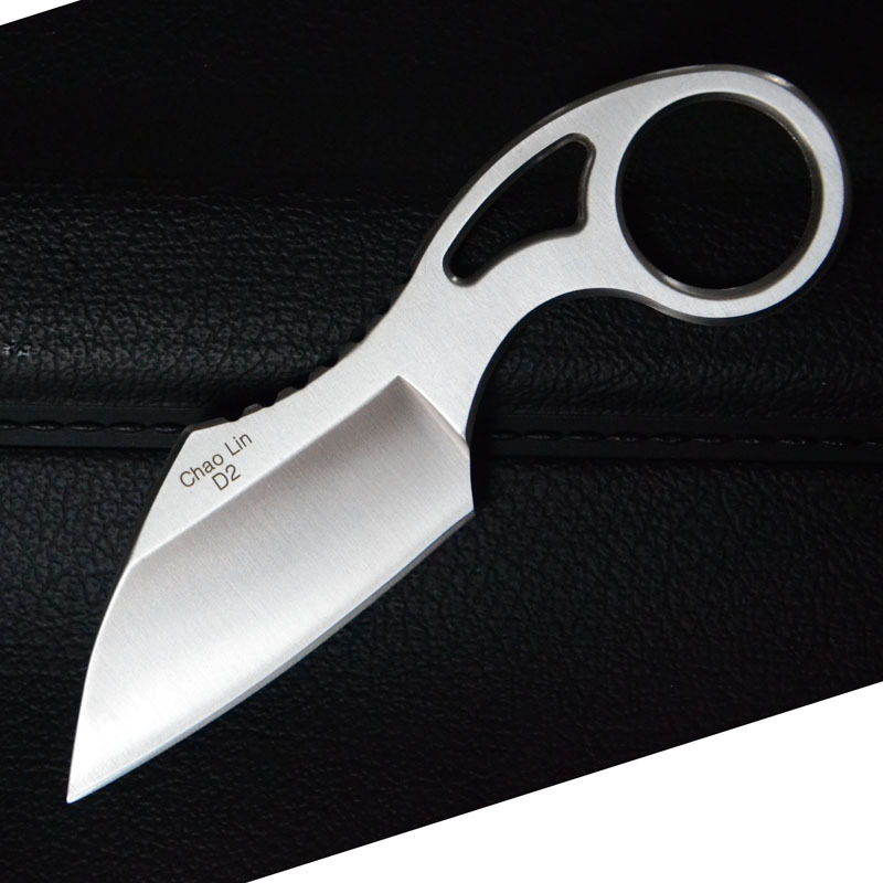 指环刀小直刀不锈钢小刀手工刀户外便携式战术刀收藏礼品刀水果刀