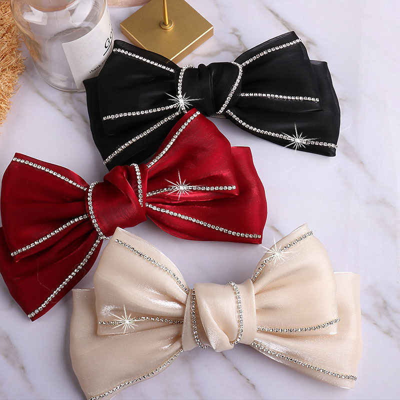 9成交33pcs韩国网红几何形合金抓夹珍珠水钻发夹后脑勺夹子金属镶钻发