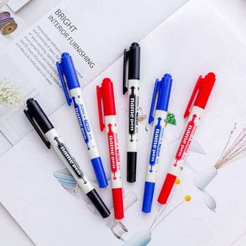 dong-a/韩国东亚新款小双头油性笔批发办公油性记号笔可擦油性笔