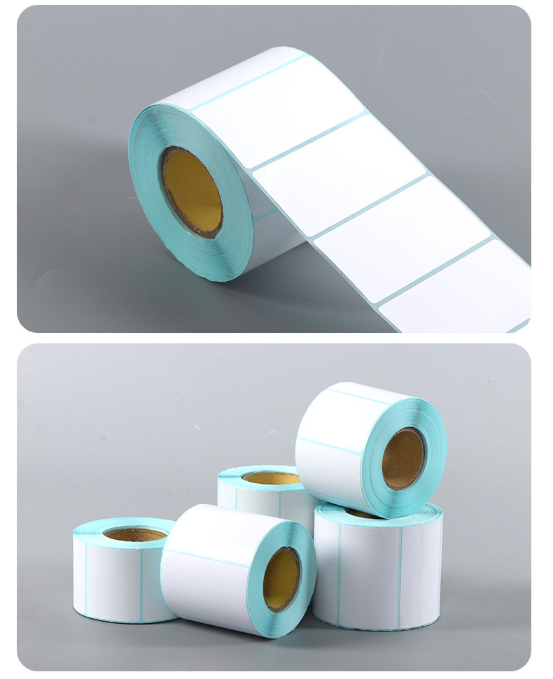 可移热敏合成纸不干胶标签定做logo家具板材玻璃撕不烂条码纸定制