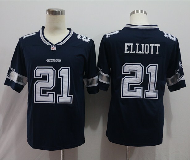 nfl球衣2019新款牛仔 cowboy 4号 21号 88号82号传奇二代球衣