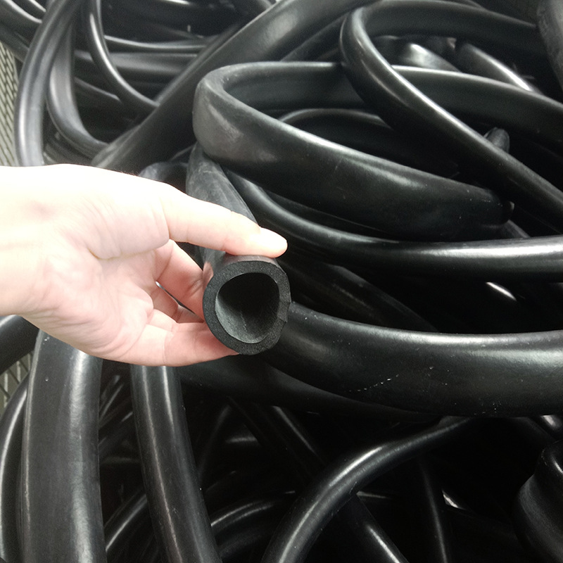 硅胶发泡管 黑色高品质硅胶海绵管 泡沫管防腐蚀耐高温发泡硅胶管