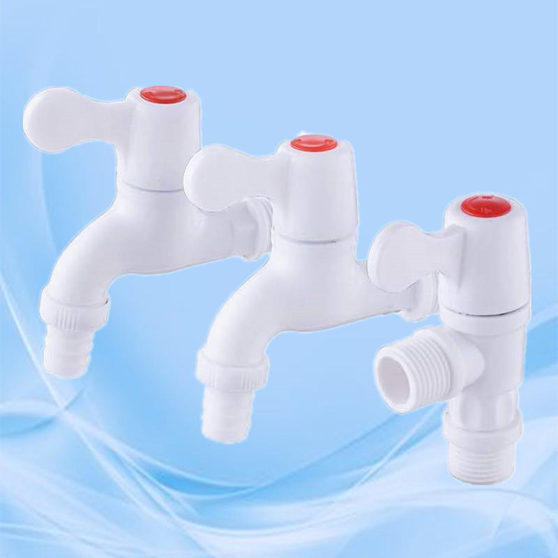 厂家批发塑料洗衣机龙头4分6分abs塑料龙头工程公共场所室外龙头