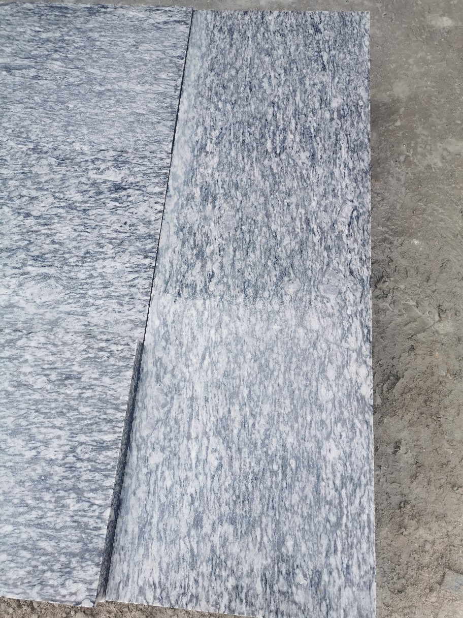 (济豪石业)厂家直销海浪花石材 浪花白大花火烧面地铺广场砖