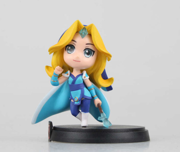 q版粘土 dota2 刀塔 614#米拉娜 mirana白虎 月之女祭司 换脸公仔