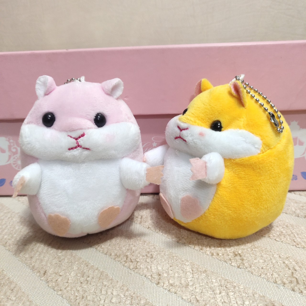 毛绒玩具小仓鼠玩偶挂件亚马逊跨境10cm可爱公仔儿童书包卡通挂饰