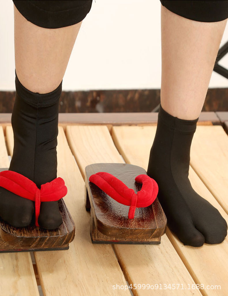 日本袋_日本传统防滑足袋 分趾木屐袜二指袜 足男女足袋弹力布 - 阿里