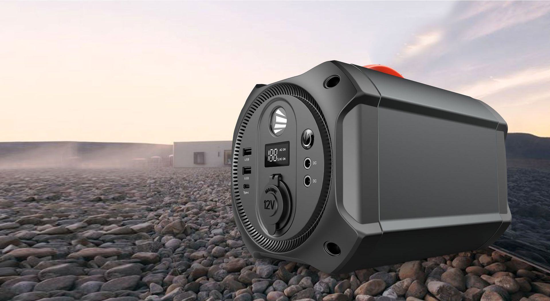 新款私模 纯正弦波 300w便携式储能电源套料 户外移动电源