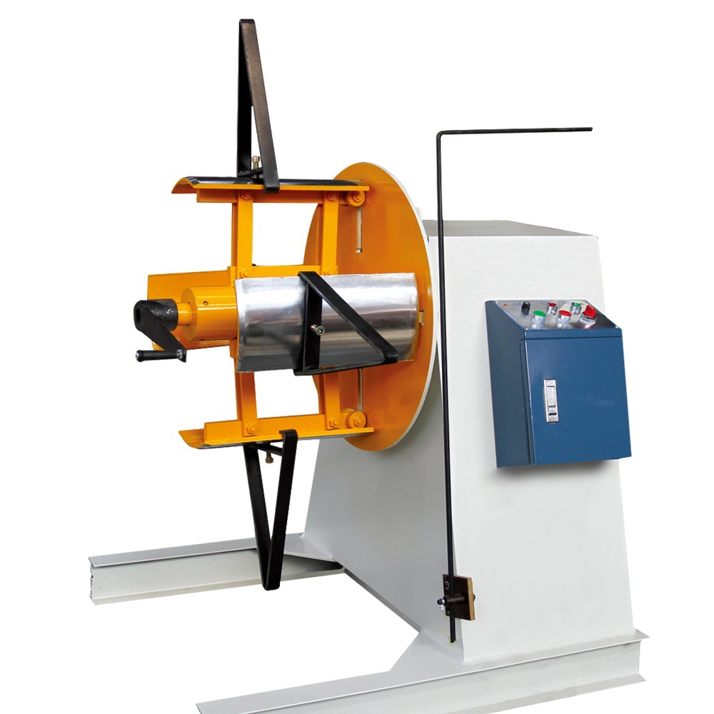 冲床送料机 冲床金属钢卷自动送料架 重型材料架钢带放料架