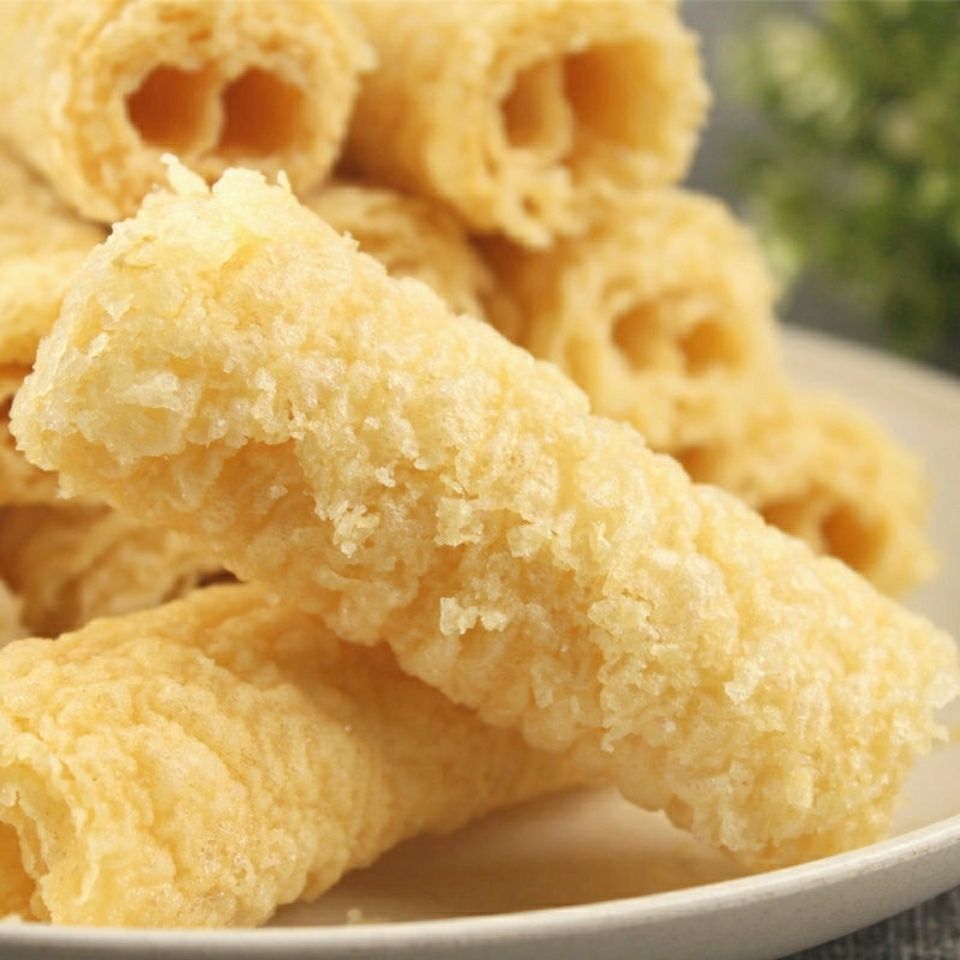 2盒包邮 响铃卷油豆腐皮炸脆铃卷涮火锅高端食材麻辣烫批发