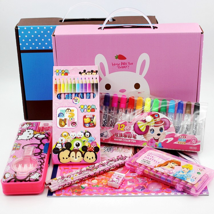 logo不可以适用送礼场合生日组成部分文具套餐画画礼包组合规格礼盒一