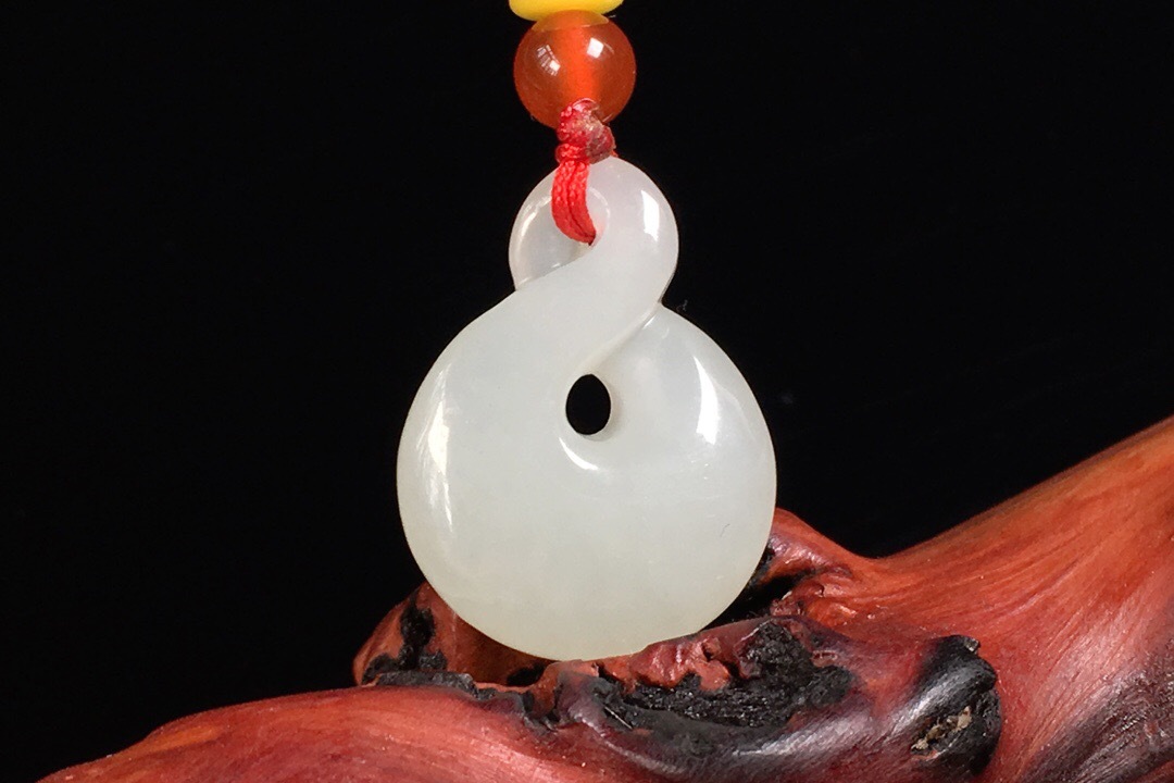 天然玉石和田玉路路通吊坠白玉葫芦随形转运项坠玉佩挂件情侣款