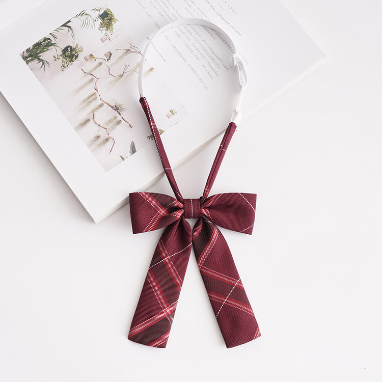 沙华jk制服领结领花免打领带 甜美可爱日系少女学院风初高中配饰