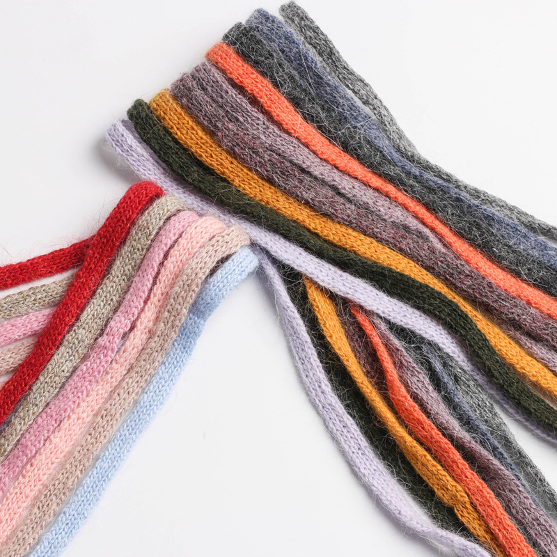 韩国水貂毛线绳带 手工diy发饰材料包发夹服装礼帽弹力毛须织带