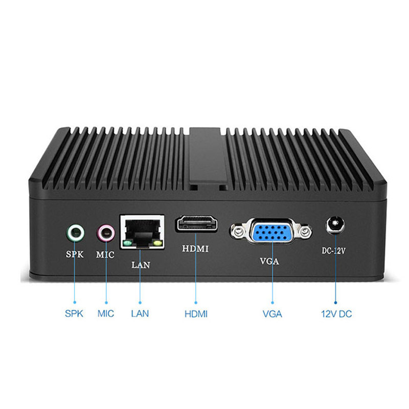 鑫炬火赛扬迷你终端电脑n2830/j1800/j1900全工业控制无风扇整机