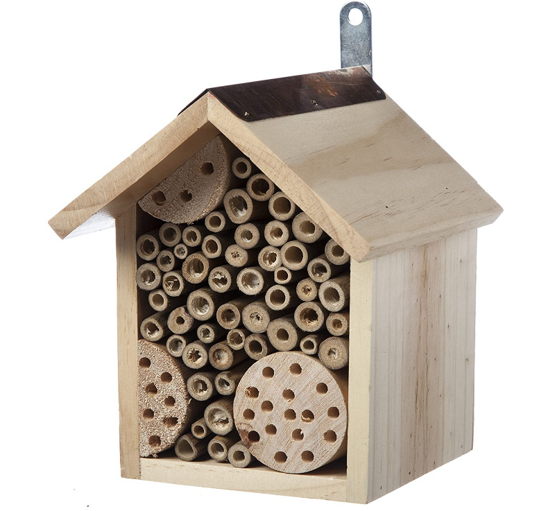 直销可挂式户外装饰木质昆虫屋蝴蝶窝 创意庭院装饰木制品昆虫窝