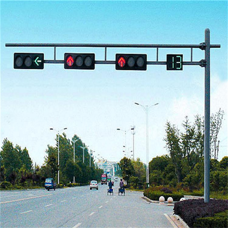 郑州定制 交通信号灯太阳能路障灯十字路口红绿灯组件组合信号灯