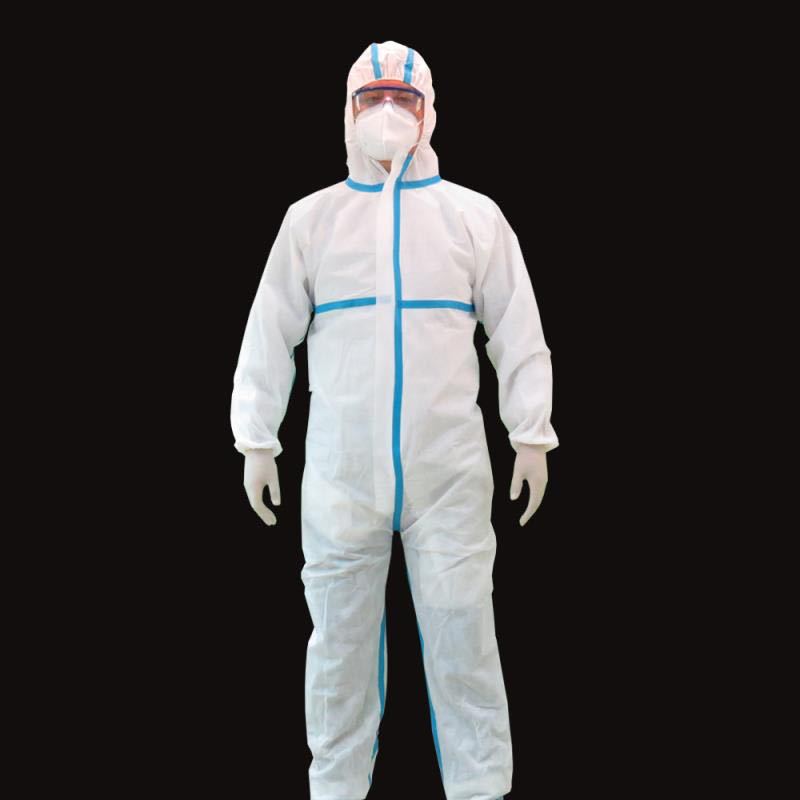 厂家供应贴条防护服一次性防护服隔离服透气防护服厂家