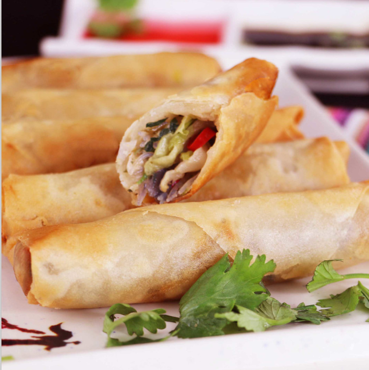 冷冻春卷 速冻咖喱角 速冻虾仁春卷 青岛特产