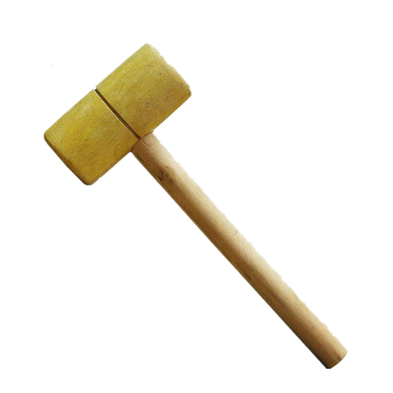厂家直销7公分黄檀木锤 敲冰用木锤 衣柜安装工具 木榔头现货供应-阿