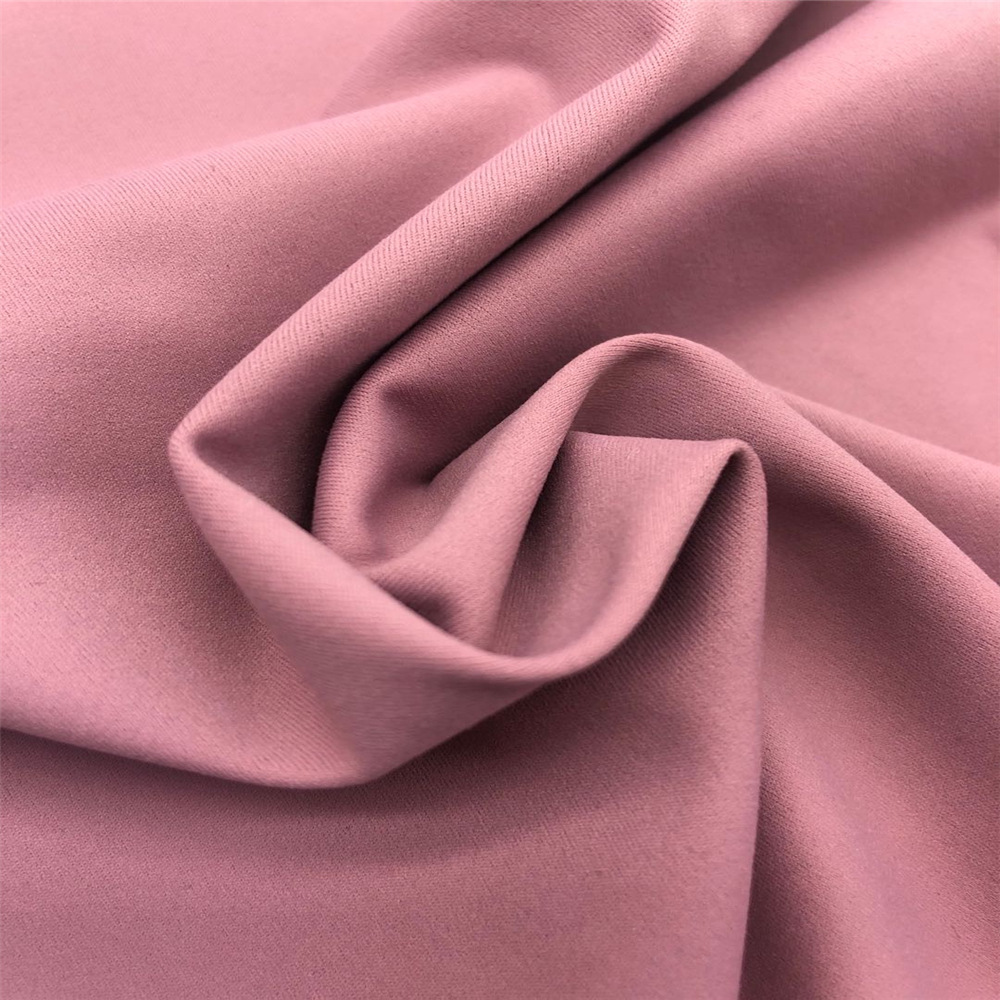 厂家销售纬编圆机仿棉布 磨毛双面针织布 内衣面料