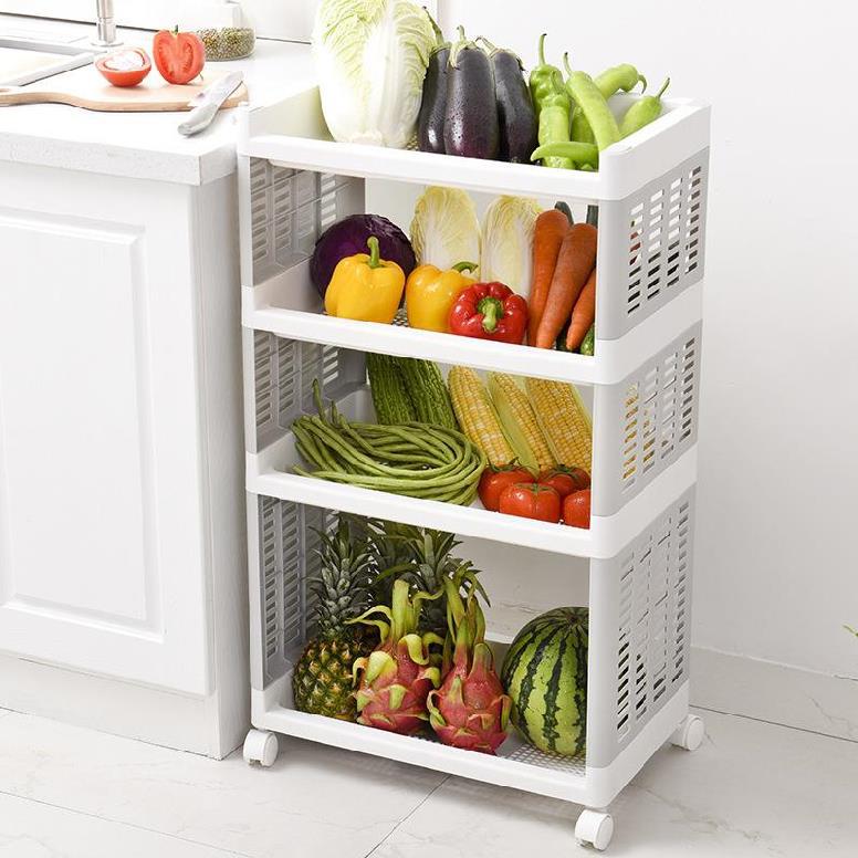 放菜架小号移动式边角结实灰色厨房角架收纳架房间加宽推动置放