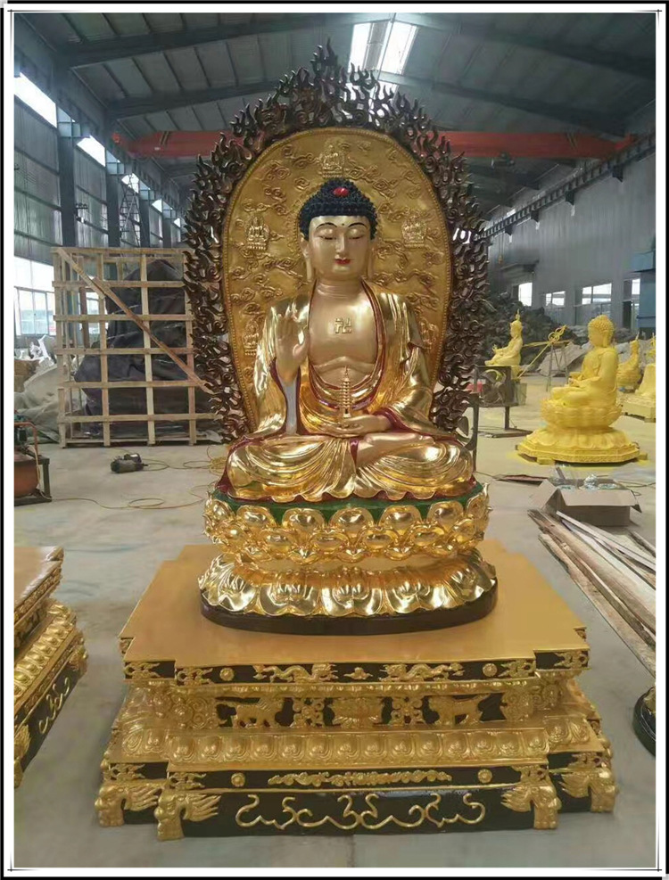 铜佛像铸造 铜释迦牟尼佛像 铸铜文殊菩萨雕塑 铸铜长寿佛像雕塑