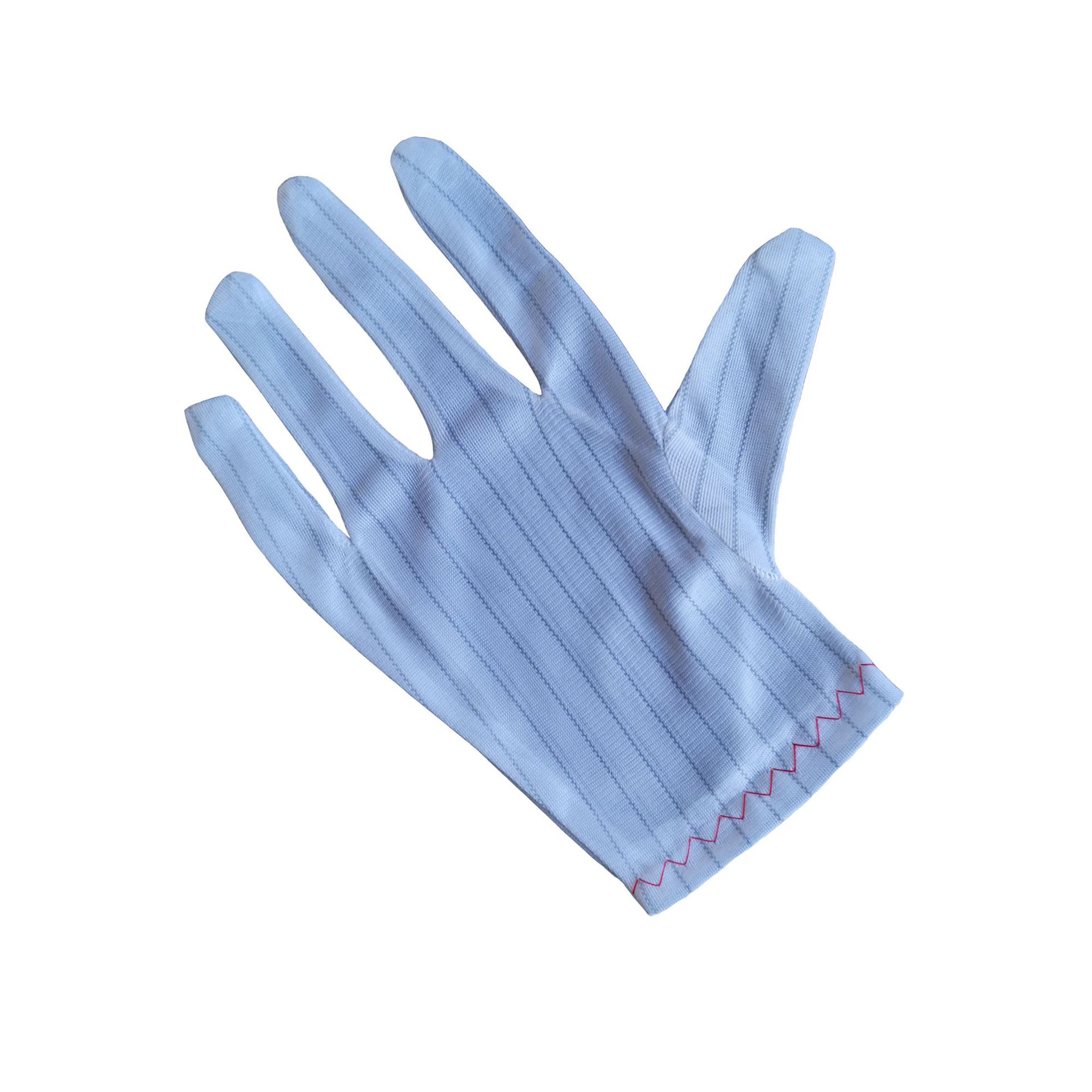 防静电手套双面条纹尼龙抗静电防护线路板电子厂工作薄款esd手套
