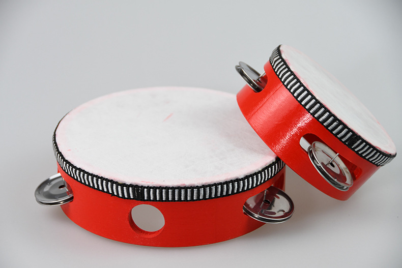 儿童新疆舞蹈铃鼓奥尔夫打击乐器手拍鼓幼儿园老师用手鼓摇铃