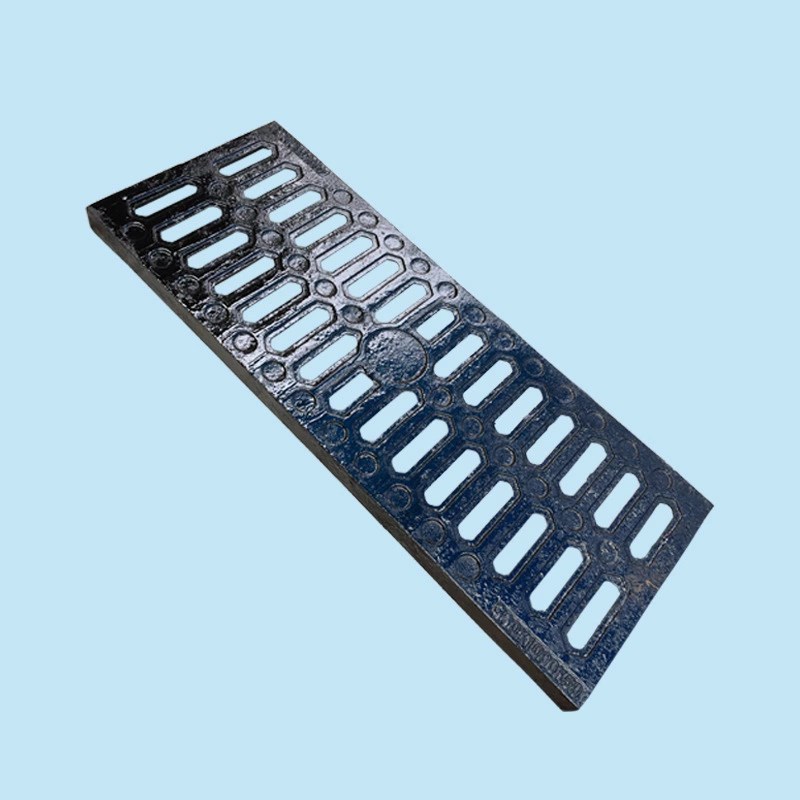 下水道铸铁沟盖板球墨铸铁沟盖篦子 300*500雨水沟盖板方型井盖