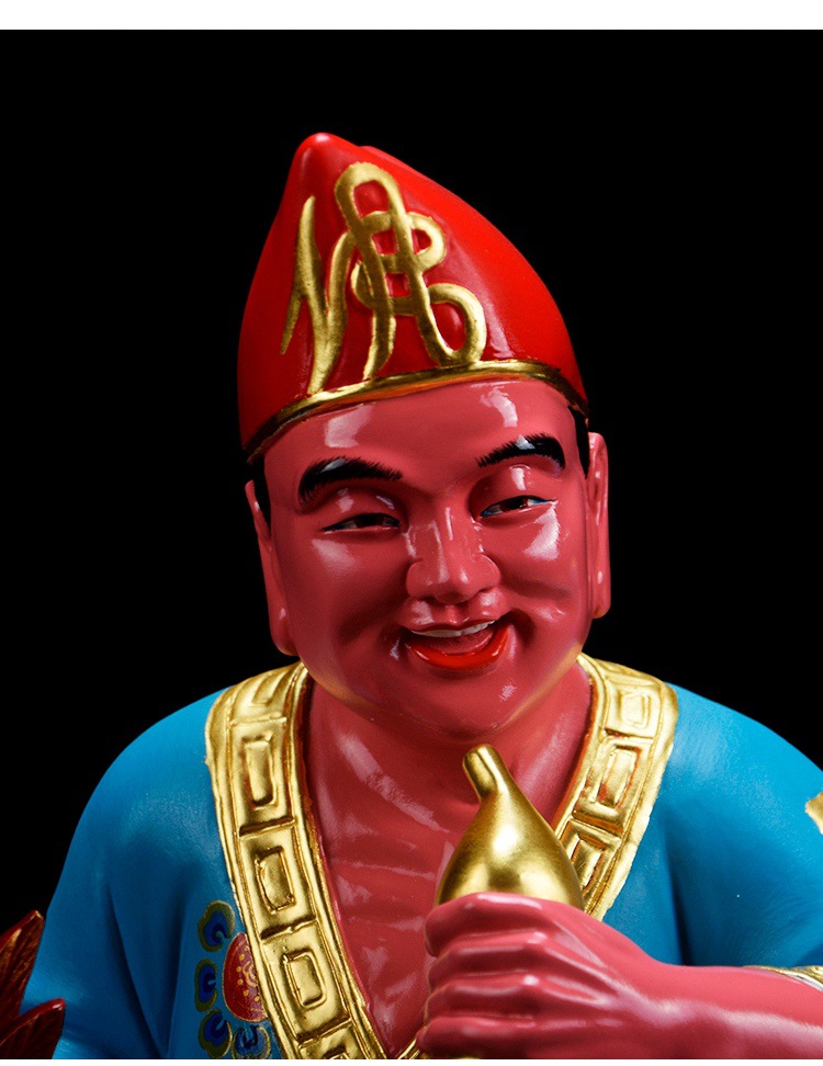 迎善永安 济公佛像活佛济公降龙罗汉李修元道济和尚居家供奉摆件