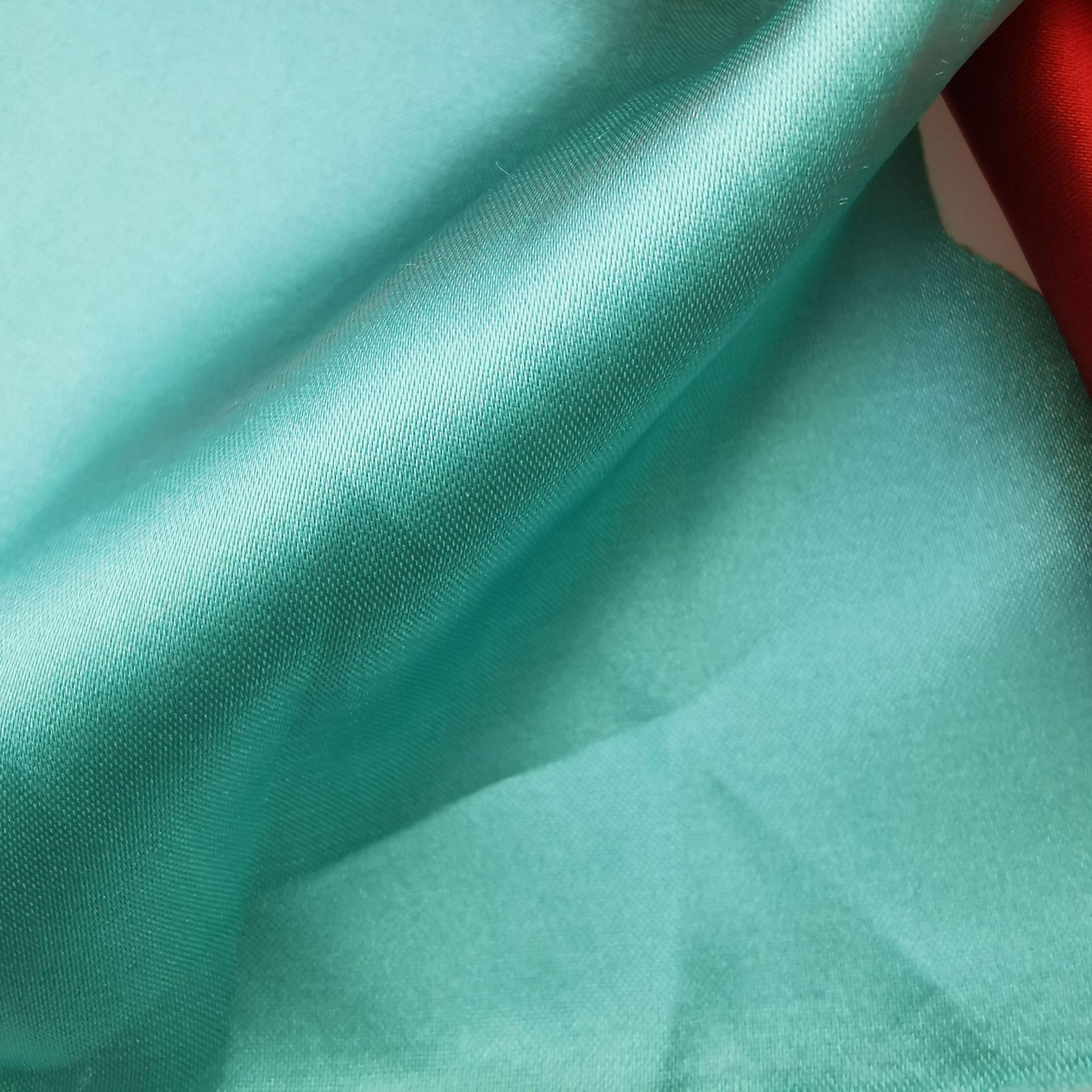 超柔软加密仿真丝色丁 高级裤子柔软布料 涤纶弹力色丁女装面料