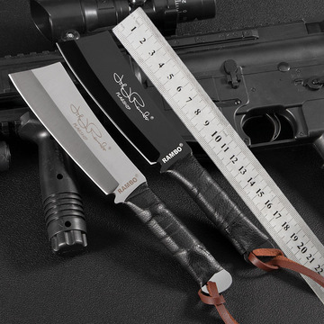 跨境热卖新款户外刀战术刀荒野求生刀防身刀小刀直刀水果刀荒夫刀