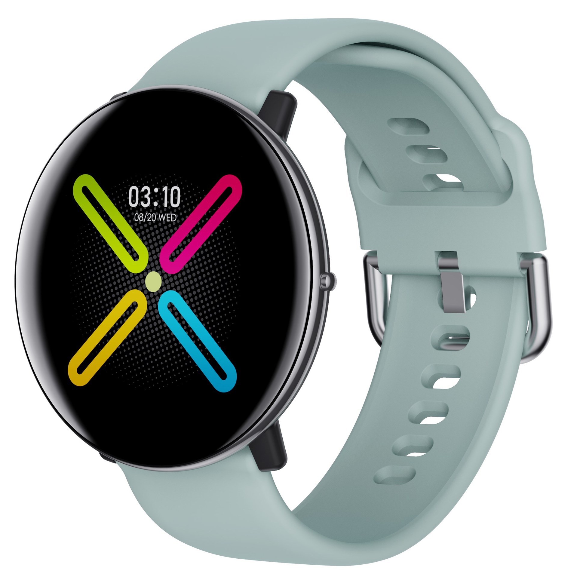 跨境黑科技新款测体温手环硅胶表带心率血氧血压健康监测智能手环