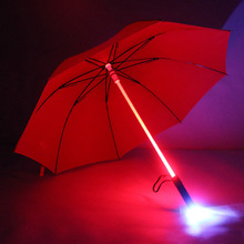 专业生产批发雨伞广告伞定制发光伞创意 LED发光雨伞舞台摄影酒吧