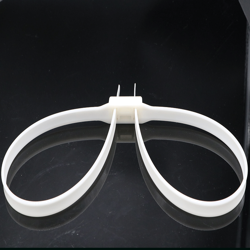 供应尼龙扎带双扣12*900塑料扎线带 捆绑带