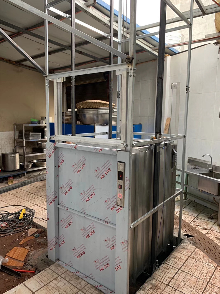 饭店食梯传菜电梯 餐饮传菜机 杂物升降梯 家用别墅电梯定制 货梯