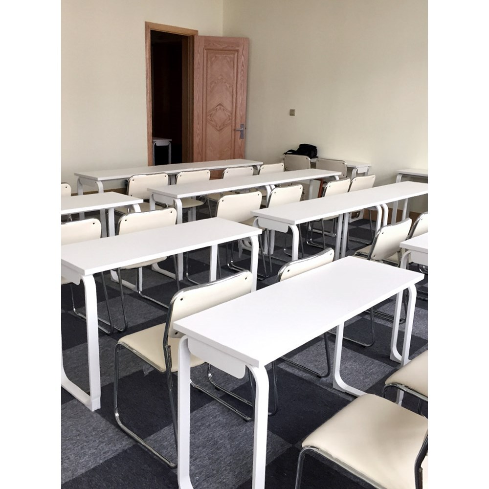 教育机构学生培训桌椅组合员工双人课桌椅培训桌长条桌活动桌