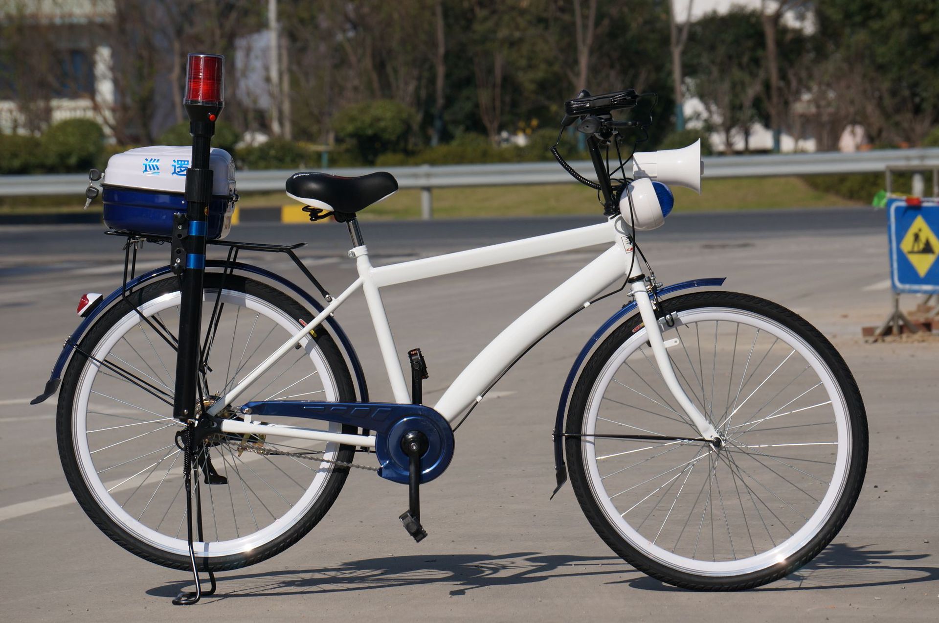 猎巡街道办社区景区校园住宅小区物业 保安喊话器自行车巡逻车