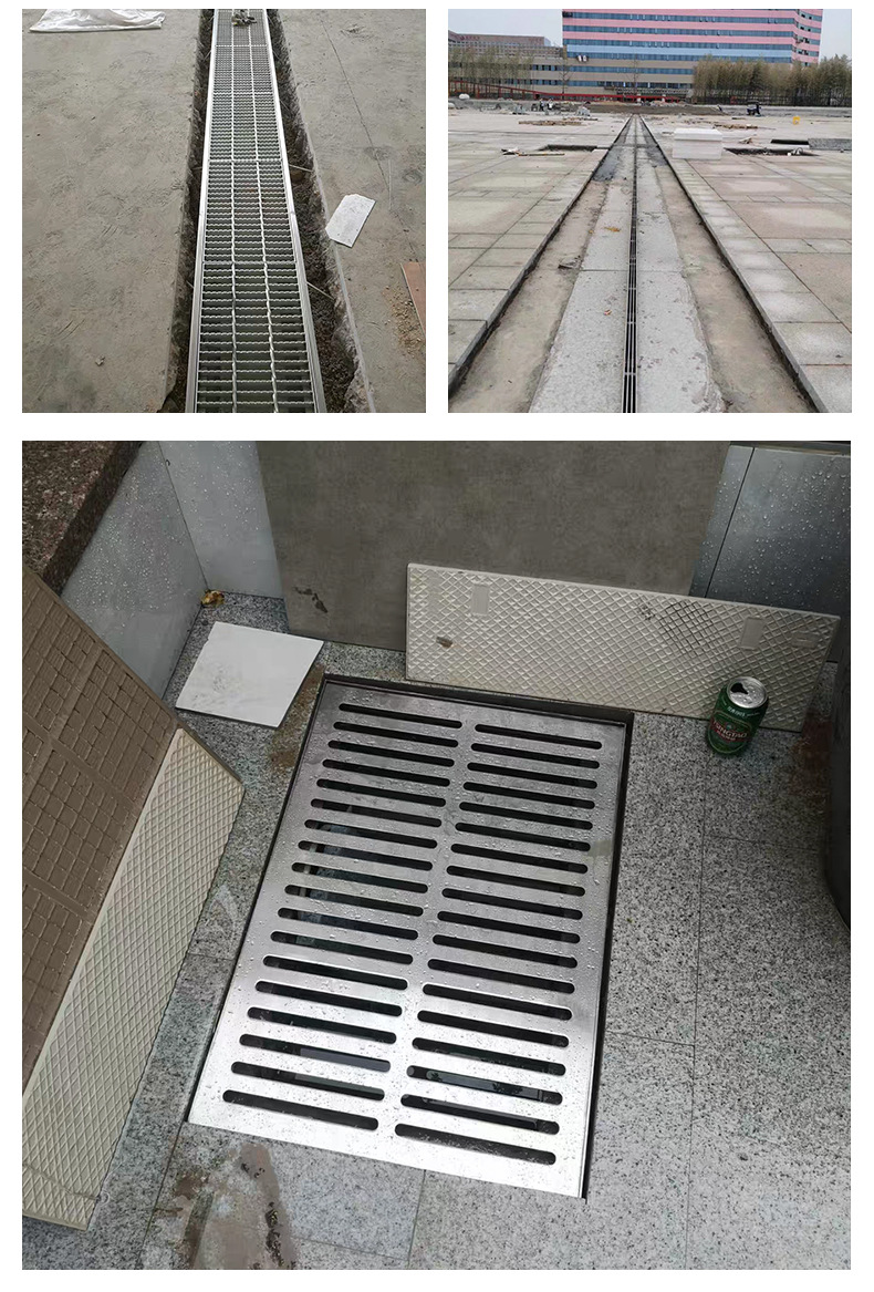 不锈钢圆形方形雨水篦子井盖地沟雨水篦子排水沟盖板可定制