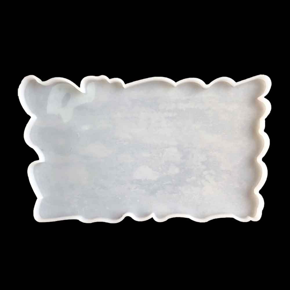 大号不规则长方形圆形diy水晶滴胶硅胶模具托盘镜面硅胶摆台模具