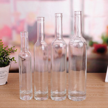 375ml高档透明玻璃酒瓶冰酒瓶饮料果汁果醋橄榄油密封瓶自酿泡酒