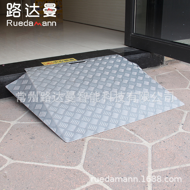 无障碍门槛坡道斜坡板台阶坡道过桥板铝合金跳板tr401 支持定制
