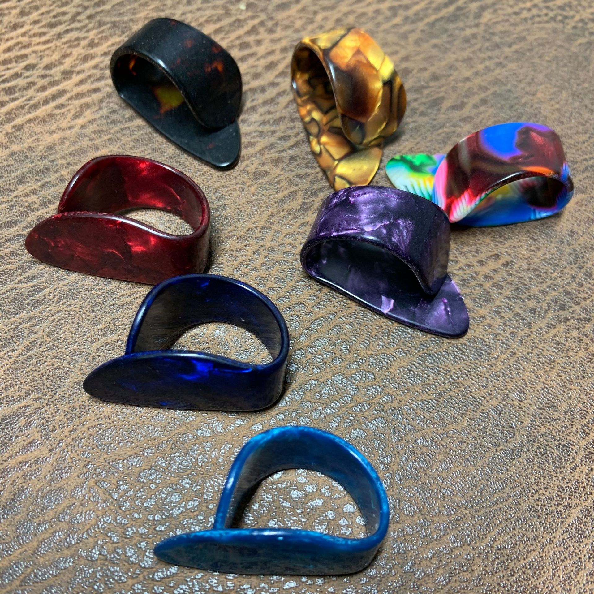 拇指套 赛璐珞 食指套 拨片 弹片pick 指套 吉他指甲 指弹 拨片