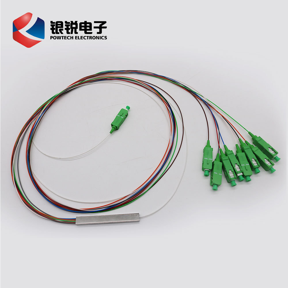 厂家直销 plc微型分光器1分8路钢管式单模尾纤光分路器-阿里巴巴