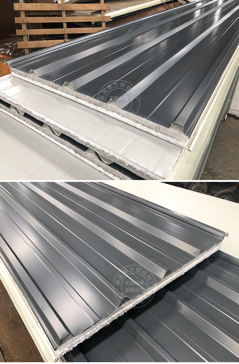 宁波840彩钢瓦屋顶瓦 铁皮彩钢板定做石棉瓦 复合泡沫夹芯板厂家