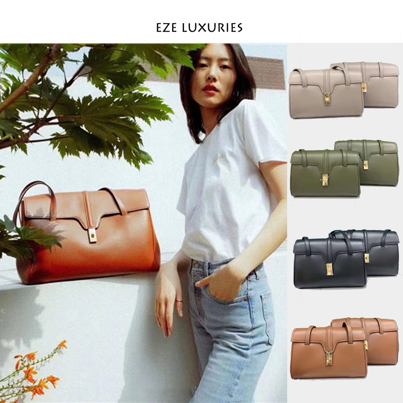 奢侈品包包女2022年新款刘雯万茜同款真皮凯莉soft16单肩手提女包